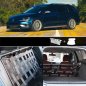 Preview: Clubsport Komplettset - Strebe mit Netz und Teppich für Golf 7R Variant